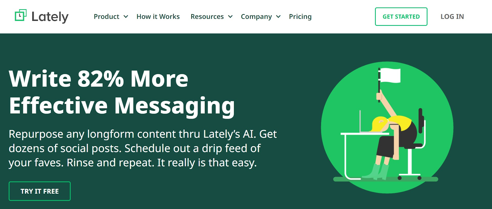 Lately homepage