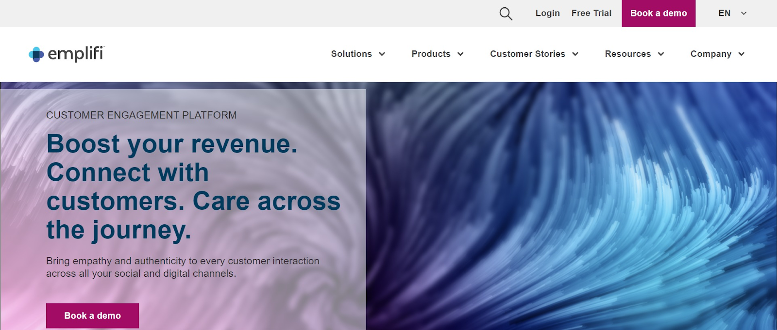 Emplifi homepage