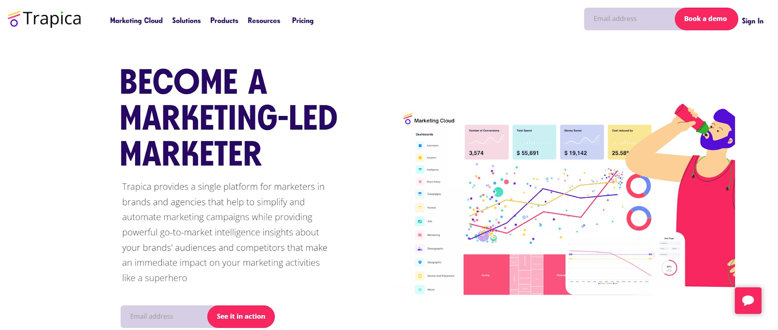Trapica homepage