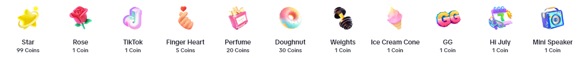 TikTok Live Gifts